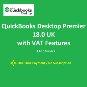QuickBooks Desktop Premier 18.0 – VAT & CIT supported version, for SMEs. 1 to 10 Multiusers.