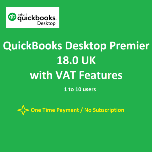 QuickBooks Desktop Premier 2018 UK.